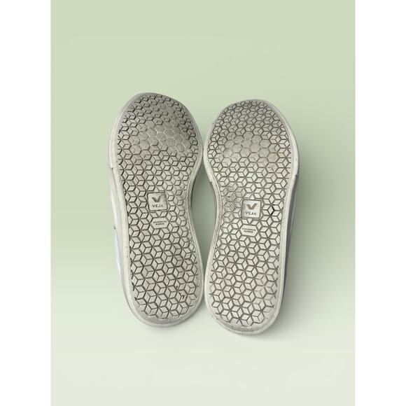 Veja Women's Recife Logo Sneakers White Black Women’s Shoes Leather Size 9 - Picture 7 of 10